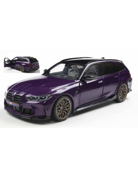 SOLIDO SL1813701 BMW M3 (G81) TOURING 2024 MET.TWILIGHT PURPLE PEARL 1:18 Modellino