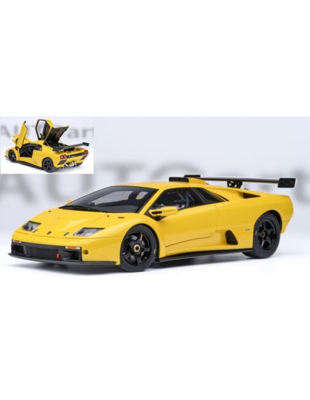 AUTOART AA79138 LAMBORGHINI DIABLO GTR 1999 YELLOW 1:18 Modellino