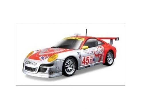 BBURAGO BU28002 PORSCHE 911 GT3 RSR N.45 1MSA 2007 VAN OVERBEEK-HEHZLER 1:24 Modellino