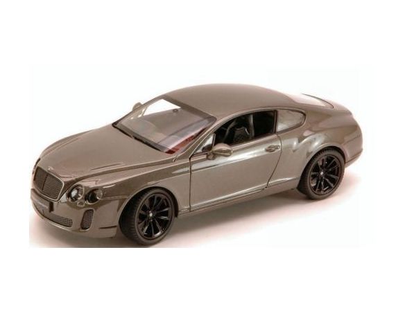 Welly WE4557 BENTLEY CONTINENTAL SUPERSPORTS 2012 GUN SILVER 1:24 Modellino