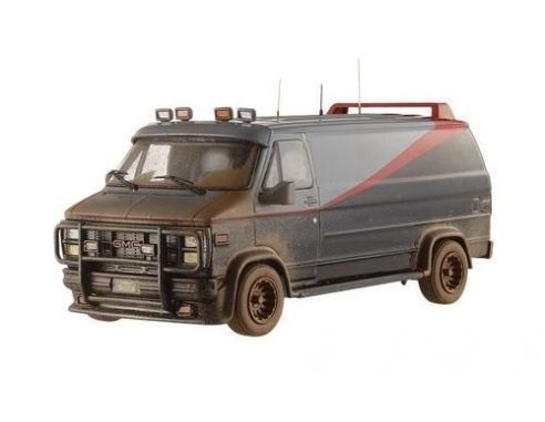 Hot Wheels HWBCT88 A-TEAM VAN EFFETTO SPORCO 1:43 Modellino