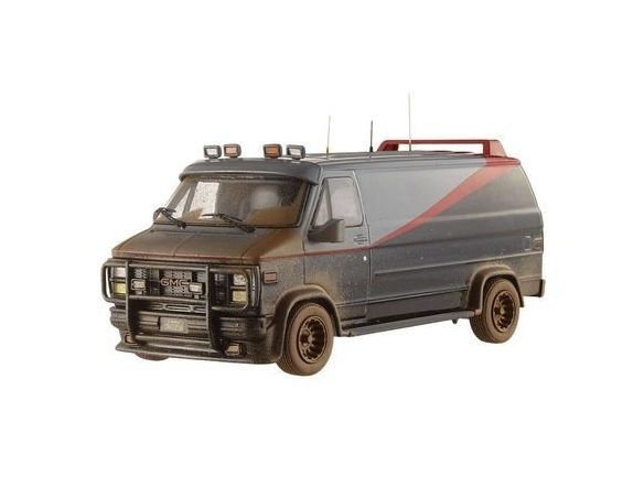 Hot Wheels HWBCT88 A-TEAM VAN EFFETTO SPORCO 1:43 Modellino