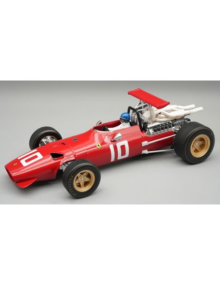 TECNOMODEL TMD18317B FERRARI 312F1/68 DUTCH GP 1968 J.ICKX W/DRIVER 1:18 Modellino