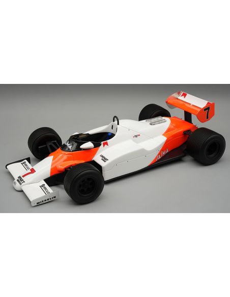 TECNOMODEL TMD18385D MCLAREN MP4/1C N.7 MONACO GP 1983 J.WATSON (RAIN TYRES) 1:18 Modellino