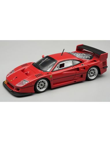 TECNOMODEL TMD4367A FERRARI F40 LM 1996 PRESS VERSION RED/ENKEI SILVER WHEELS 1:43 Modellino