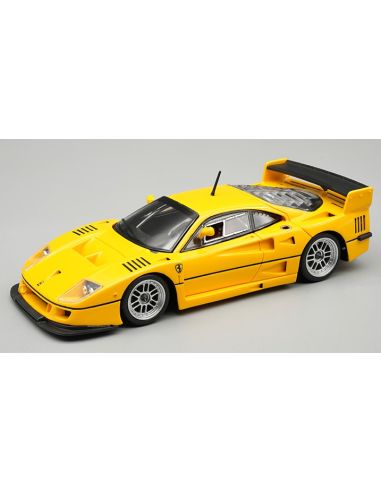 TECNOMODEL TMD4367B FERRARI F40 LM 1996 PRESS VERSION MODENA YELLOW/ENKEI SILVER WHEELS 1:43 Modellino