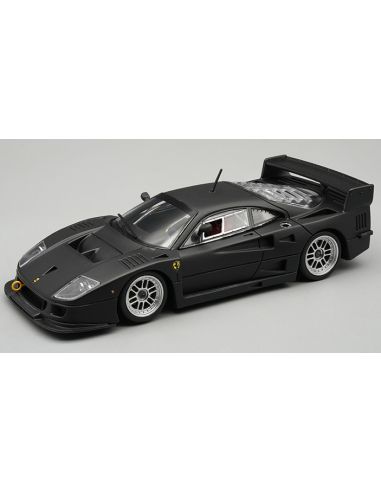TECNOMODEL TMD4367C FERRARI F40 LM 1996 PRESS VERSION MATT BLACK/ENKEI SILVER WHEELS 1:43 Modellino
