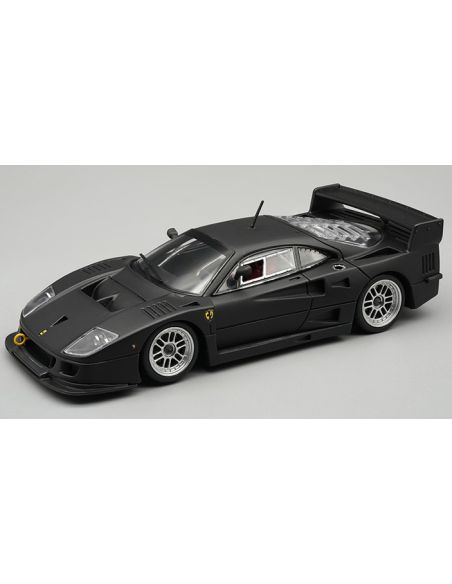 TECNOMODEL TMD4367C FERRARI F40 LM 1996 PRESS VERSION MATT BLACK/ENKEI SILVER WHEELS 1:43 Modellino
