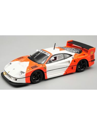 TECNOMODEL TMD4367D FERRARI F40 LM 1996 RED/WHITE/BLACK WHEELS 1:43 Modellino