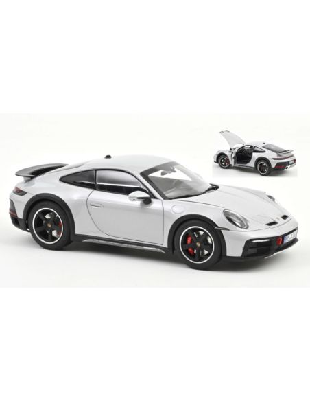 NOREV NV187242 PORSCHE 911 DAKAR 2023 ICE GREY METALLIC 1:18 Modellino