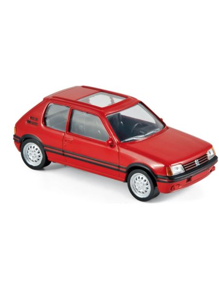 NOREV NV471713R PEUGEOT 205 GTi 1986 VALLELUNGA RED JET CAR 1:43 Modellino