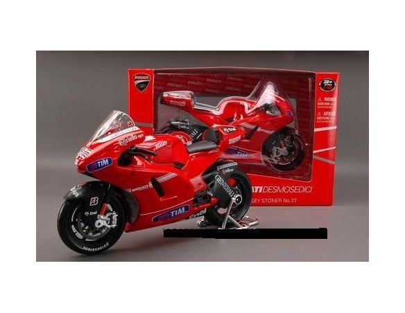 Maisto MI3117710 DUCATI C.STONER/N.HAYDEN 2010 1:10 Modellino