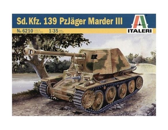 Italeri IT6210 SD KFZ 139 PANZERJAGER MARDER Modellino