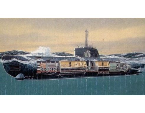 Revell RV5078 U-BOAT GERMAN SUBMARINE XXI TYPE 2540 KIT 1:144 Modellino