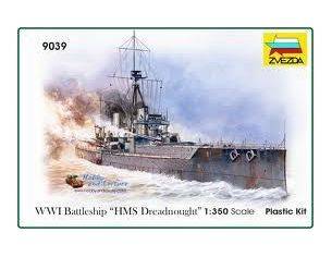 Zvezda Z9039 BATTLESHIP DREADNOUGHT KIT 1:350 Modellino