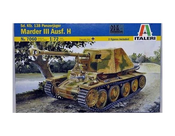 Italeri IT7060 SD KFZ 138 PANZERJAGER KIT 1:72 Modellino