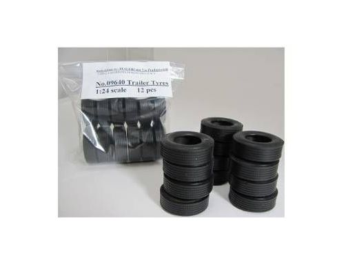 Italeri IT9640 GOMME PER RIMORCHIO Pz.12 1:24 Kit Camion