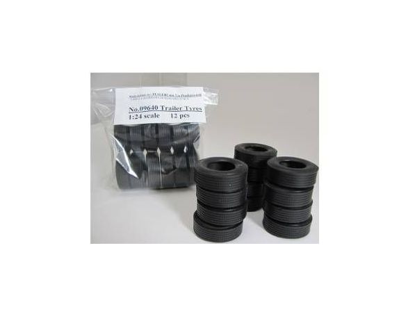 Italeri IT9640 GOMME PER RIMORCHIO Pz.12 1:24 Kit Camion