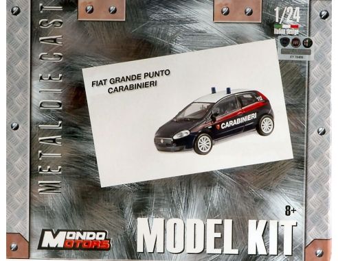 Mondo Motors MM60005 FIAT GRANDE PUNTO CARAB.KIT 1:24 Modellino