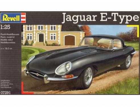 Revell RV7291 JAGUAR E-TYPE SPIDER 1961 KIT 1:25 Kit Auto