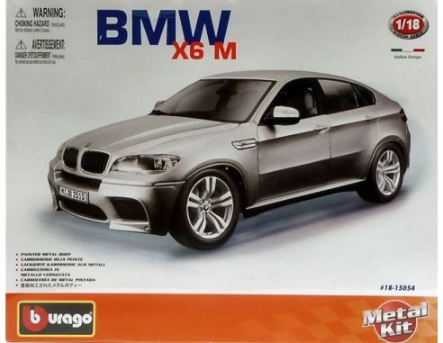 Bburago BU15054 BMW X6 M 2010 KIT 1:18 Modellino