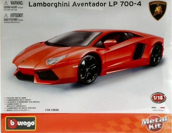 Bburago BU15056 LAMBORGHINI AVENTADOR LP700-4 2011 KIT 1:18 Kit Auto