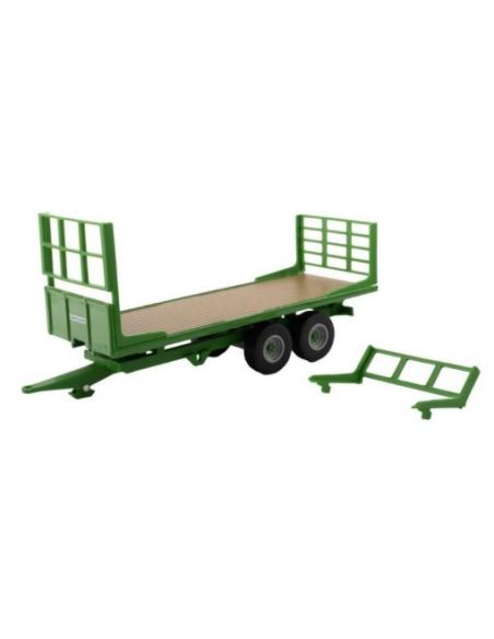 BRITAINS LC43414 BRITAINS FLAT BED TRAILER 1:32 Modellino