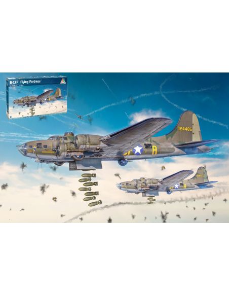 ITALERI IT1487 B-17F FLYING FORTRESS KIT 1:72 Modellino