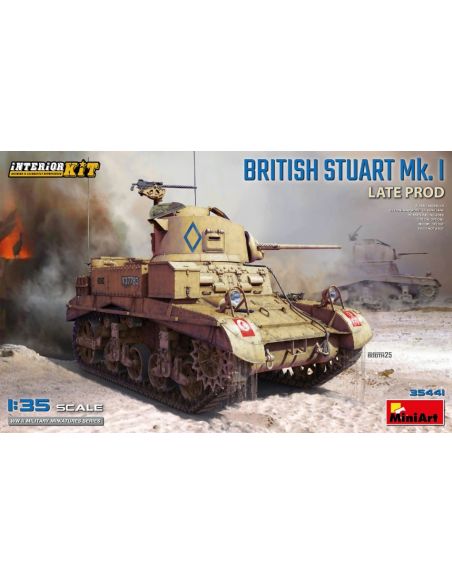 MINIART MIN35441 BRITISH STUART Mk.I LATE PROD. INTERIOR KIT 1:35 Modellino