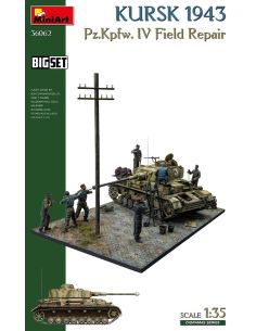 MINIART MIN36062 KURSK 1943 Pz.Kpfw. IV Field Repair BIG...