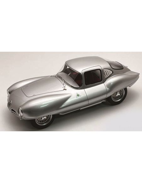 TECNOMODEL TMD18329C ALFA ROMEO C52 DISCO VOLANTE COUPE 1973 MET.SILVER 1:18 Modellino