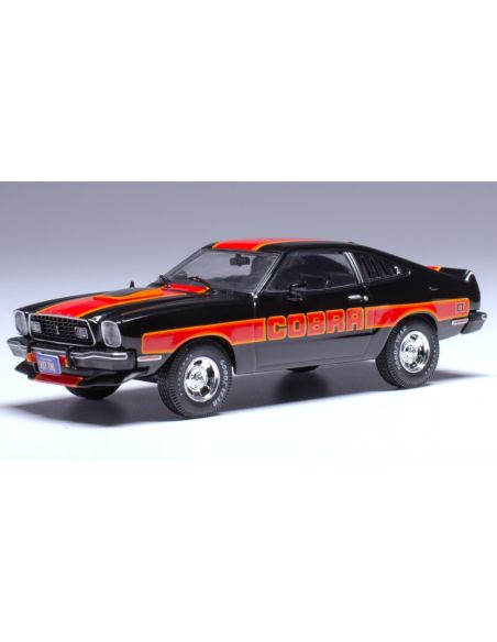 IXO MODEL CLC599 FORD MUSTANG II COBRA 1977 BLACK 1:43 Modellino