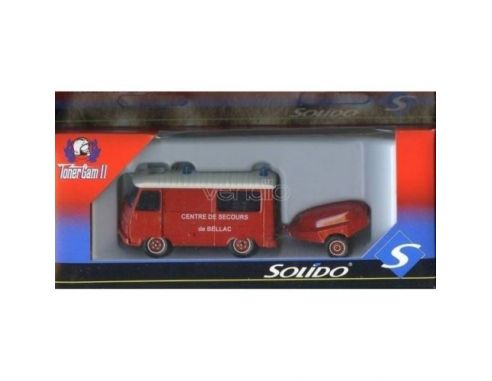 Solido 3130 PEUGEOT J9 + MOTO POMPA 1/50 Modellino