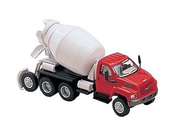 Boley 3013-17 BETONIERA 4 ASSALI RED/WHITE 1/87 Modellino