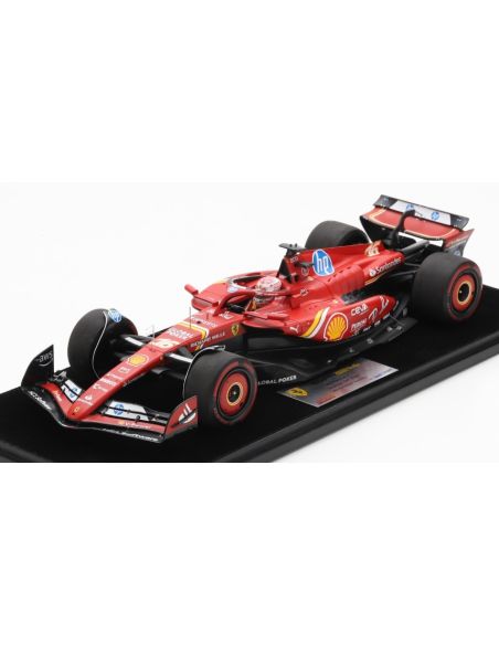 LOOKSMART LS18F1070 FERRARI SF-24 N.16 3rd MEXICO GP 2024 C.LECLERC 1:18 Modellino