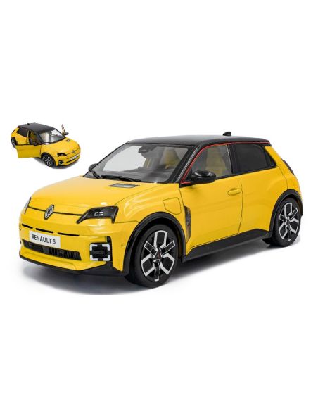 SOLIDO SL1812602 RENAULT 5 E-TECH 2024 JAUNE POP 1:18 Modellino