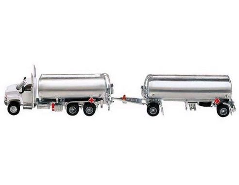 Boley 3018-76 CAMION DOPPIA CISTERNA WHITE/SILVER Modellino
