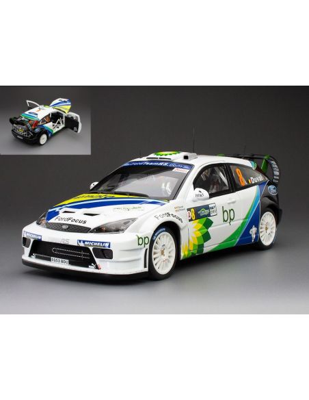 SUNSTAR SS3881 FORD FOCUS RS N.8 2nd RALLY GERMANY 2004 F.DUVAL-S.PREVOT 1:18 Modellino