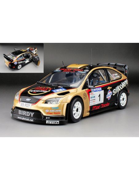 SUNSTAR SS3982 FORD FOCUS RS N.1 WYEDEAN FOREST RALLY 2015 P.BIRD-A.DAVIES 1:18 Modellino
