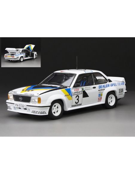SUNSTAR SS5452 OPEL ASCONA 400 N.3 SCOTTISH RALLY 1980 A.KULLANG-B.BERGLUND 1:18 Modellino