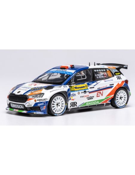 IXO MODEL RAM949 SKODA FABIA N.10 RALLY2 BARUM 2023 WAGNER-WINTER 1:43 Modellino