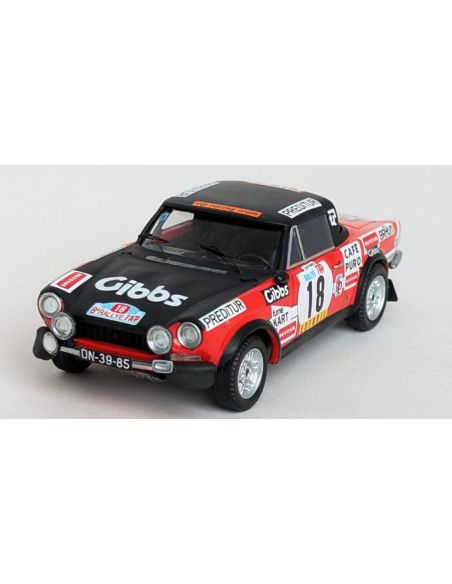 TROFEU TFDSN340 FIAT 124 SPORT SPIDER 1600 TAP RALLY 1974 LUIS NETTO-JOCAMES1:43 Modellino