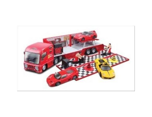 Bburago BU31202 CAMION FERRARI CORSE CLIENTI 1:43 Modellino