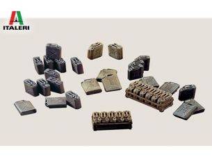 Italeri IT0402 JERRY CANS KIT 1:35 Modellino