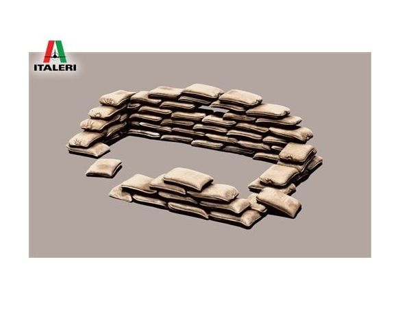 Italeri IT0406 SANDBAGS KIT 1:35 Modellino