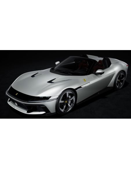 LOOKSMART LS556I FERRARI 12 CILINDRI SPIDER ARGENTO NURBURGRING 1:43 Modellino