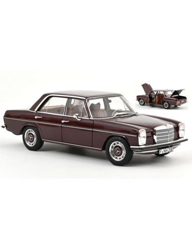 NOREV NV183778 MERCEDES 200 1968 DARK RED BROWN...