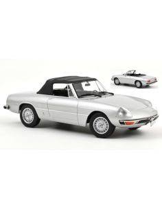 NOREV NV187884 ALFA ROMEO 2000 SPIDER 1973 SILVERGREY...