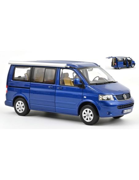 NOREV NV188607 VW CALIFORNIA 2003 RAVENNA BLUE METALLIC 1:18 Modellino