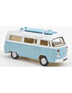 NOREV NV841108 VW COMBI T2b CAMPER VAN 1973 PASTEL BLUE...